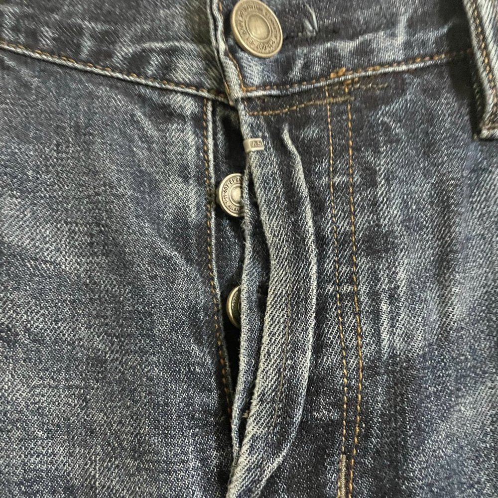 All Saints Distressed Pistol Fit Jeans - Picture 2 of 7